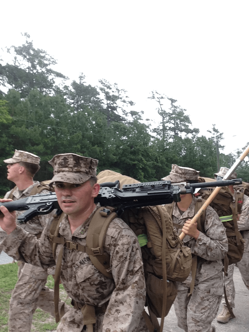 Myself, leading from the Front, as a Lieutenant