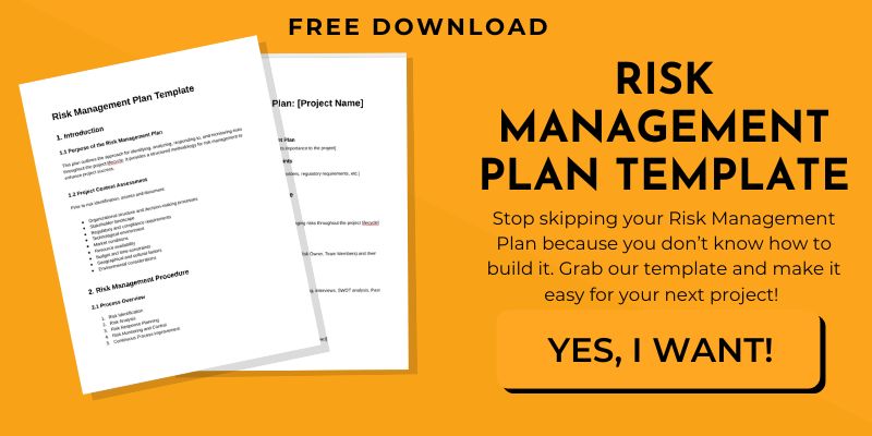 Risk management Plan Template Download