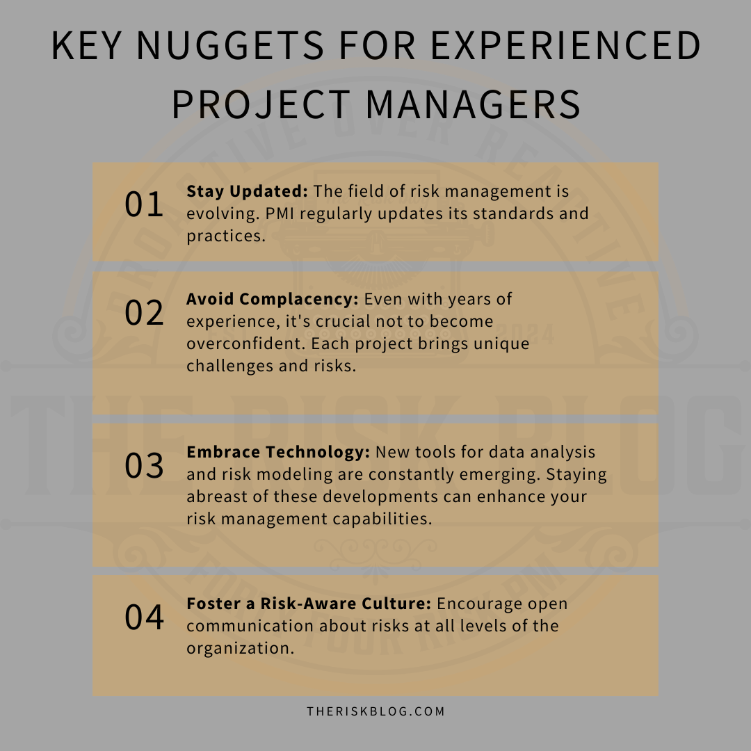 Some key nuggets for new project managers trying to understand and master the definition of risk