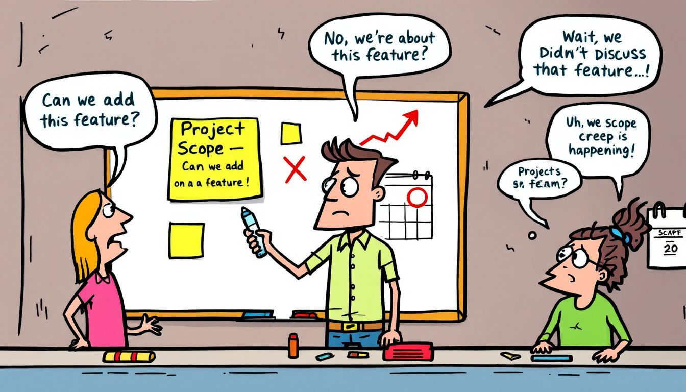Scope Creep in Agile PM Animated image
