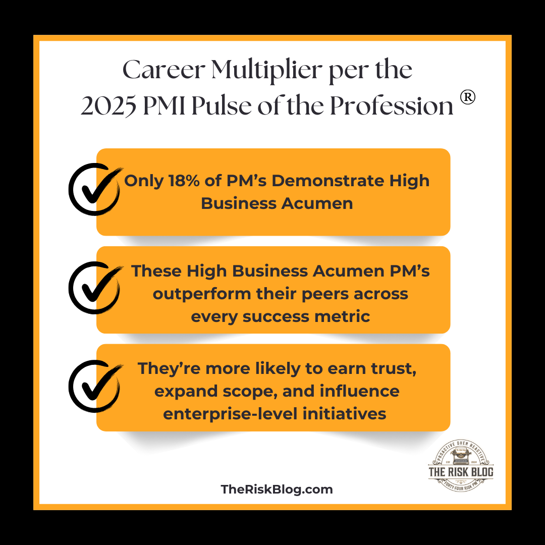 Strategic PMs operate with business acumen; tactical PM Career Growth focus on delivery execution.