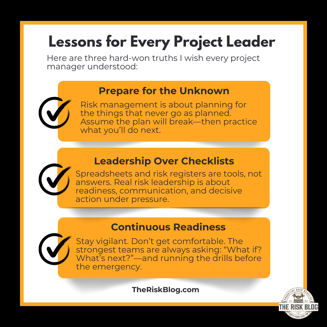 Here are three hard-won truths I wish every project manager understood: