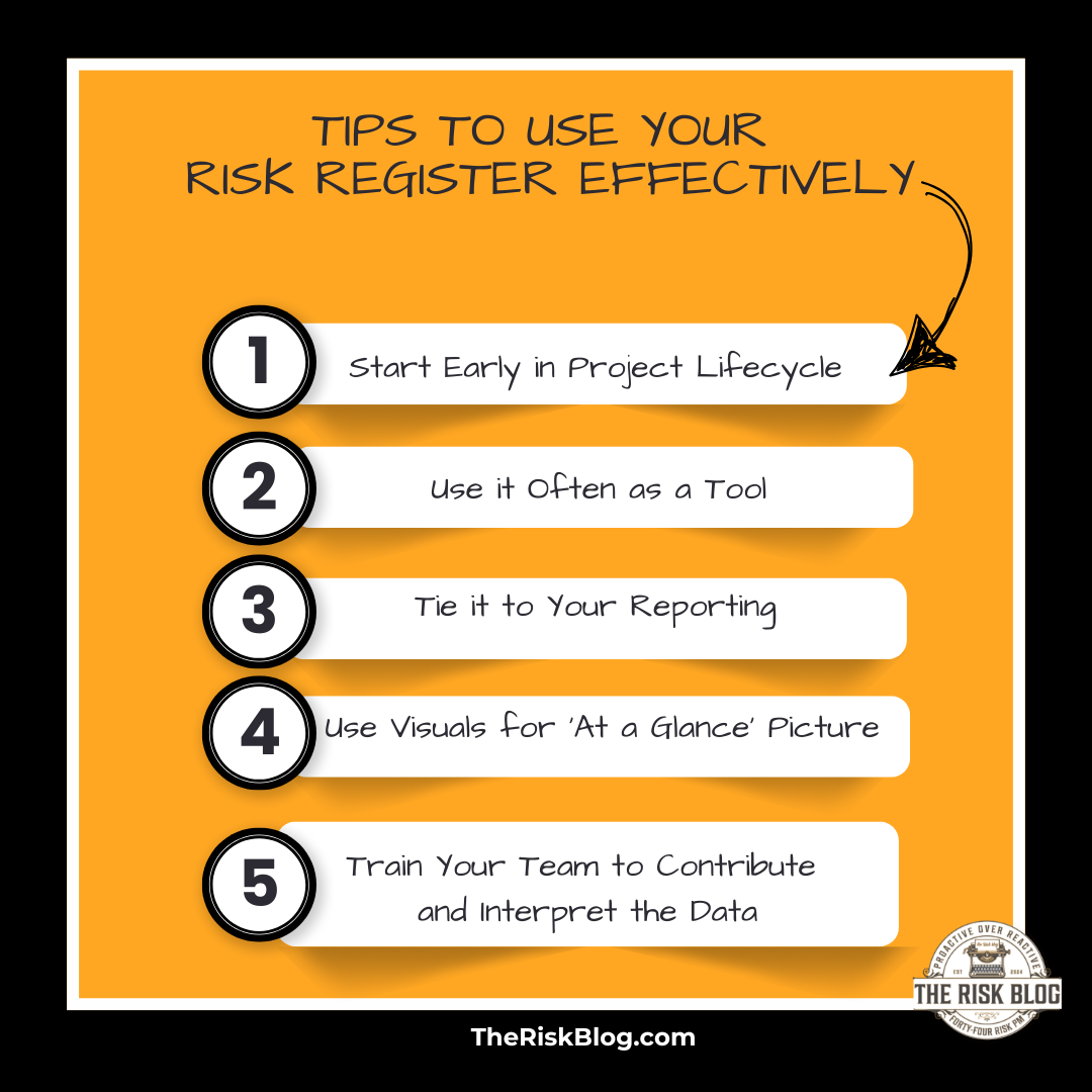 Using Your Risk Register Effectively