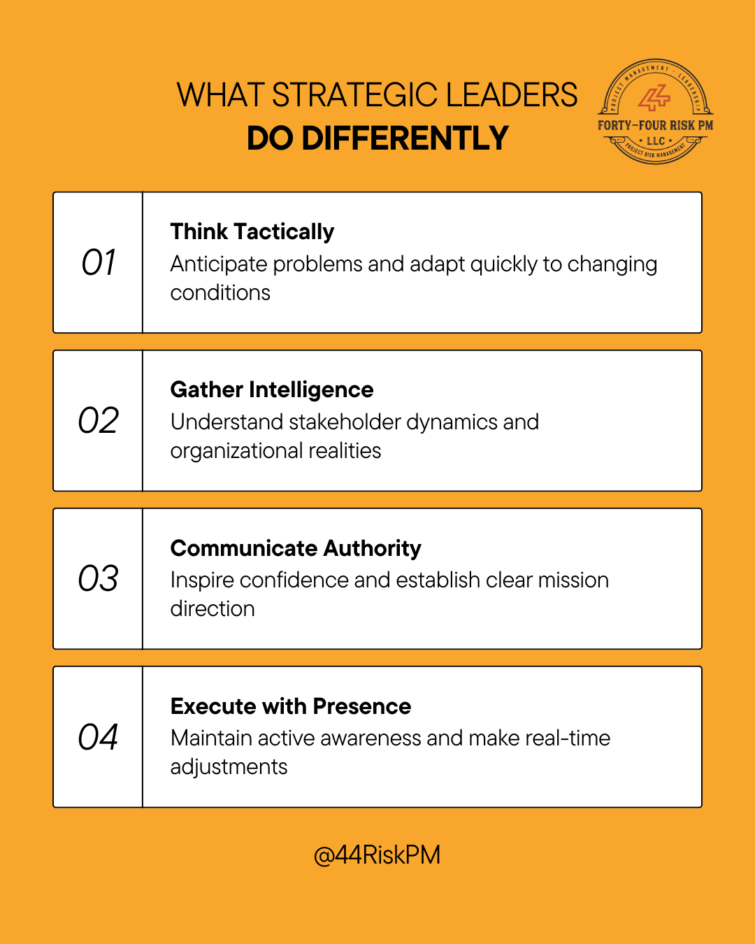 BAMCIS Makes strategic thinking leaders