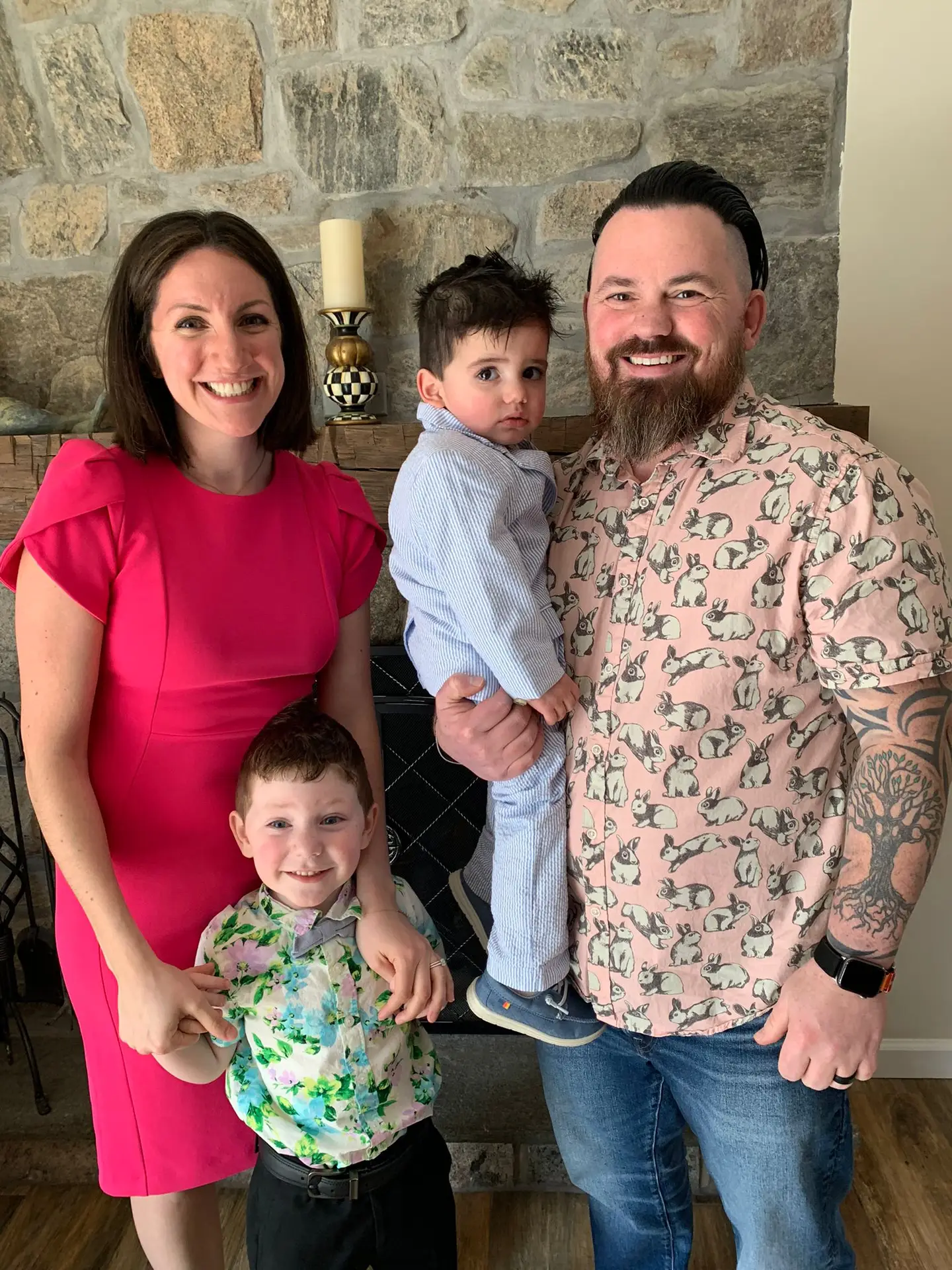 Russ Parker with Family